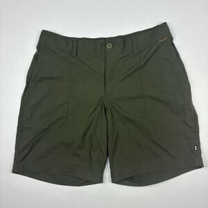 REI Co Op Women Utilitycore Outdoor Trail Shorts Size 16 Green